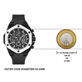 Buy Shop Guess Formula Chronograph Black Dial Black Silicone Strap Watch For Men - GW0579G1 USA Online