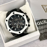Buy Shop Guess Formula Chronograph Black Dial Black Silicone Strap Watch For Men - GW0579G1 USA Online