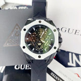 Buy Shop Guess Formula Chronograph Black Dial Black Silicone Strap Watch For Men - GW0579G1 USA Online