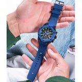 Buy Shop Guess Formula Multifunction Blue Dial Blue Silicone Strap Watch For Men - GW0579G3 USA Online