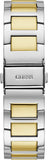 Buy Shop Guess Frontier Chronograph Crystals Gold Dial Two Tone Steel Strap Watch For Women - W1156L5 USA Online