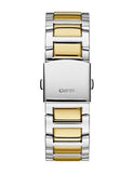 Buy Shop Guess Frontier Chronograph Crystals Silver Dial Two Tone Steel Strap Watch for Men - W0799G4 USA Online