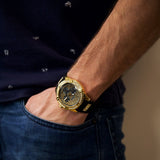 Buy Shop Guess Frontier Crystals Black Dial Black Silicone Strap Watch For Men - W1132G1 USA Online