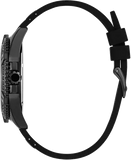 Buy Shop Guess Frontier Crystals Black Dial Black Silicone Strap Watch For Men - W1132G3 USA Online
