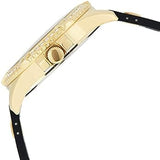 Buy Shop Guess Frontier Diamonds Gold Dial Black Rubber Strap Watch For Women - W1160L1 USA Online