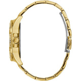 Buy Shop Guess Frontier Diamonds Gold Dial Gold Steel Strap Watch For Women - W1156L2 USA Online