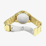 Buy Shop Guess Frontier Diamonds Gold Dial Gold Steel Strap Watch For Women - W1156L2 USA Online