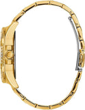Buy Shop Guess Frontier Diamonds Gold Dial Gold Steel Strap Watch For Women - W1156L2 USA Online