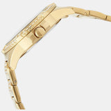 Buy Shop Guess Frontier Diamonds Gold Dial Gold Steel Strap Watch For Women - W1156L2 USA Online