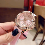 Buy Shop Guess Frontier Diamonds Rose Gold Dial Pink Rubber Strap Watch For Women - W1160L5 USA Online