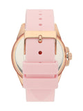 Buy Shop Guess Frontier Diamonds Rose Gold Dial Pink Rubber Strap Watch For Women - W1160L5 USA Online