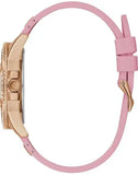 Buy Shop Guess Frontier Diamonds Rose Gold Dial Pink Rubber Strap Watch For Women - W1160L5 USA Online