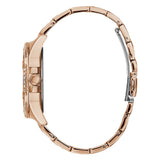 Buy Shop Guess Frontier Diamonds Rose Gold Dial Rose Gold Steel Strap Watch For Women - W1156L3 USA Online