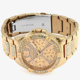 Buy Shop Guess Frontier Diamonds Rose Gold Dial Rose Gold Steel Strap Watch For Women - W1156L3 USA Online
