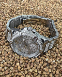 Buy Shop Guess Frontier Diamonds Silver Dial Silver Steel Strap Watch For Women - W1156L1 USA Online