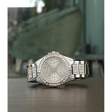 Buy Shop Guess Frontier Diamonds Silver Dial Silver Steel Strap Watch For Women - W1156L1 USA Online
