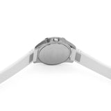 Buy Shop Guess Frontier Diamonds Silver Dial White Rubber Strap Watch for Women - GW0045L1 USA Online