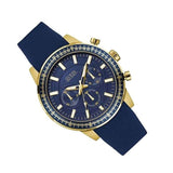 Buy Shop Guess Fuel Chronograph Blue Dial Blue Rubber Strap Watch for Men - W0802G2 USA Online
