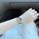 Buy Shop Guess Fusion Chronograph Black Dial Black Leather Strap Watch For Women - GW0553L4 USA Online