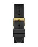 Buy Shop Guess Fusion Chronograph Black Dial Black Leather Strap Watch For Women - GW0553L4 USA Online