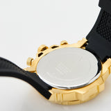 Buy Shop Guess Fusion Chronograph Black Dial Black Leather Strap Watch For Women - GW0553L4 USA Online