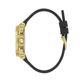 Buy Shop Guess Fusion Chronograph Black Dial Black Leather Strap Watch For Women - GW0553L4 USA Online