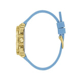 Buy Shop Guess Fusion Chronograph Blue Dial Blue Leather Strap Watch For Women - GW0553L3 USA Online
