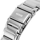 Buy Shop Guess Fusion Chronograph Crystals Silver Dial Silver Steel Strap Watch For Women - GW0552L1 USA Online