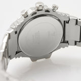 Buy Shop Guess Fusion Chronograph Crystals Silver Dial Silver Steel Strap Watch For Women - GW0552L1 USA Online