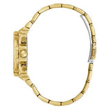 Buy Shop Guess Fusion Chronograph Gold Dial Gold Steel Strap Watch for Women - GW0552L2 USA Online