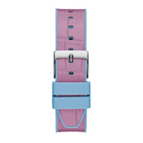 Buy Shop Guess Fusion Chronograph Pink Dial Pink Leather Strap Watch for Women - GW0553L5 USA Online