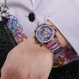 Buy Shop Guess Fusion Chronograph Purple Dial Purple Steel Strap Watch for Women - GW0552L4 USA Online