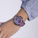 Buy Shop Guess Fusion Chronograph Purple Dial Purple Steel Strap Watch for Women - GW0552L4 USA Online