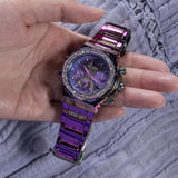 Buy Shop Guess Fusion Chronograph Purple Dial Purple Steel Strap Watch for Women - GW0552L4 USA Online