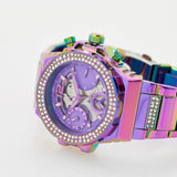 Buy Shop Guess Fusion Chronograph Purple Dial Purple Steel Strap Watch for Women - GW0552L4 USA Online