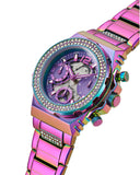 Buy Shop Guess Fusion Chronograph Purple Dial Purple Steel Strap Watch for Women - GW0552L4 USA Online