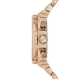 Buy Shop Guess Fusion Chronograph Rose Gold Dial Rose Gold Steel Strap Watch for Women - GW0552L3 USA Online