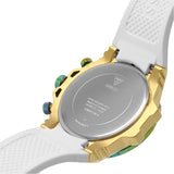 Buy Shop Guess Fusion Chronograph White Dial White Leather Strap Watch For Women - GW0553L2 USA Online