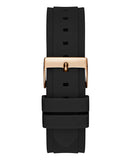 Buy Shop Guess Fusion Multifunction Black Dial Black Rubber Strap Watch For Women - GW0519L4 USA Online