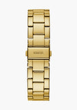 Buy Shop Guess G Twist Diamonds Gold Dial Gold Steel Strap Watch For Women - W1201L2 USA Online