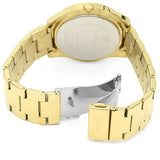 Buy Shop Guess G Twist Diamonds Gold Dial Gold Steel Strap Watch For Women - W1201L2 USA Online