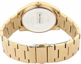 Buy Shop Guess G Twist Diamonds Gold Dial Gold Steel Strap Watch For Women - W1201L2 USA Online