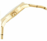 Buy Shop Guess G Twist Diamonds Gold Dial Gold Steel Strap Watch For Women - W1201L2 USA Online