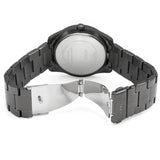 Buy Shop Guess G Twist Diamonds Purple Dial Black Steel Strap Watch For Women - W1201L4 USA Online