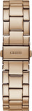 Buy Shop Guess G Twist Diamonds Rose Gold Dial Rose Gold Steel Strap Watch For Women - W1201L3 USA Online
