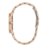 Buy Shop Guess G Twist Diamonds Rose Gold Dial Rose Gold Steel Strap Watch For Women - W1201L3 USA Online