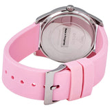 Buy Shop Guess G-Twist Diamonds Silver Dial Pink Rubber Strap Watch for Women - W1240L1 USA Online