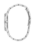 Buy Shop Guess G Twist Diamonds Silver Dial Silver Steel Strap Watch For Women - W1201L1 USA Online