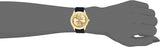 Buy Shop Guess G Twist Gold Dial Black Leather Strap Watch for Women - W0911L3 USA Online