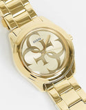 Buy Shop Guess G-Twist Gold Dial Gold Steel Strap Watch for Women - W1082L2 USA Online